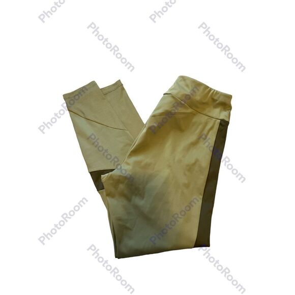 ASOS 4505 Hourglass color block 7/8 leggings in polyester - KHAKI - Picture 8 of 8